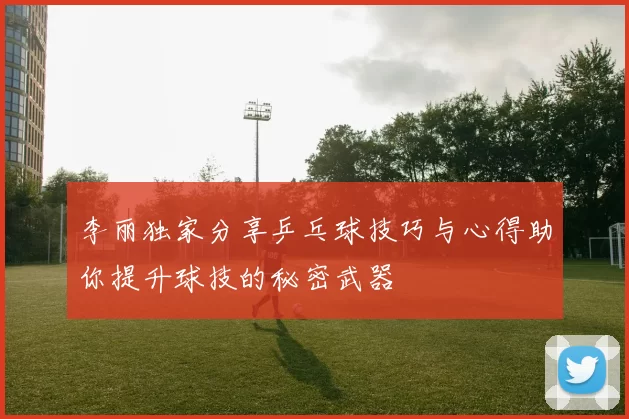 李丽独家分享乒乓球技巧与心得助你提升球技的秘密武器
