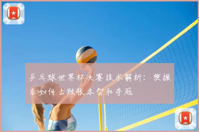 乒乓球世界杯决赛技术解析:樊振东如何击败张本智和夺冠